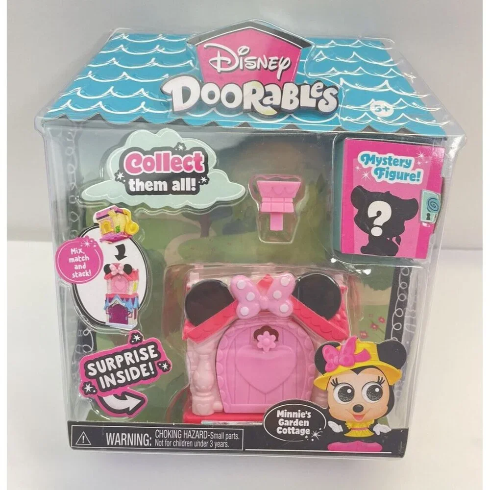 Disney Doorables ~Minnie's Garden Cottage ~Mystery Figure New (#8833)